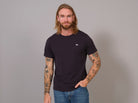 T-shirt in Cotone Organico Blu Navy - Orso Polare Uomo